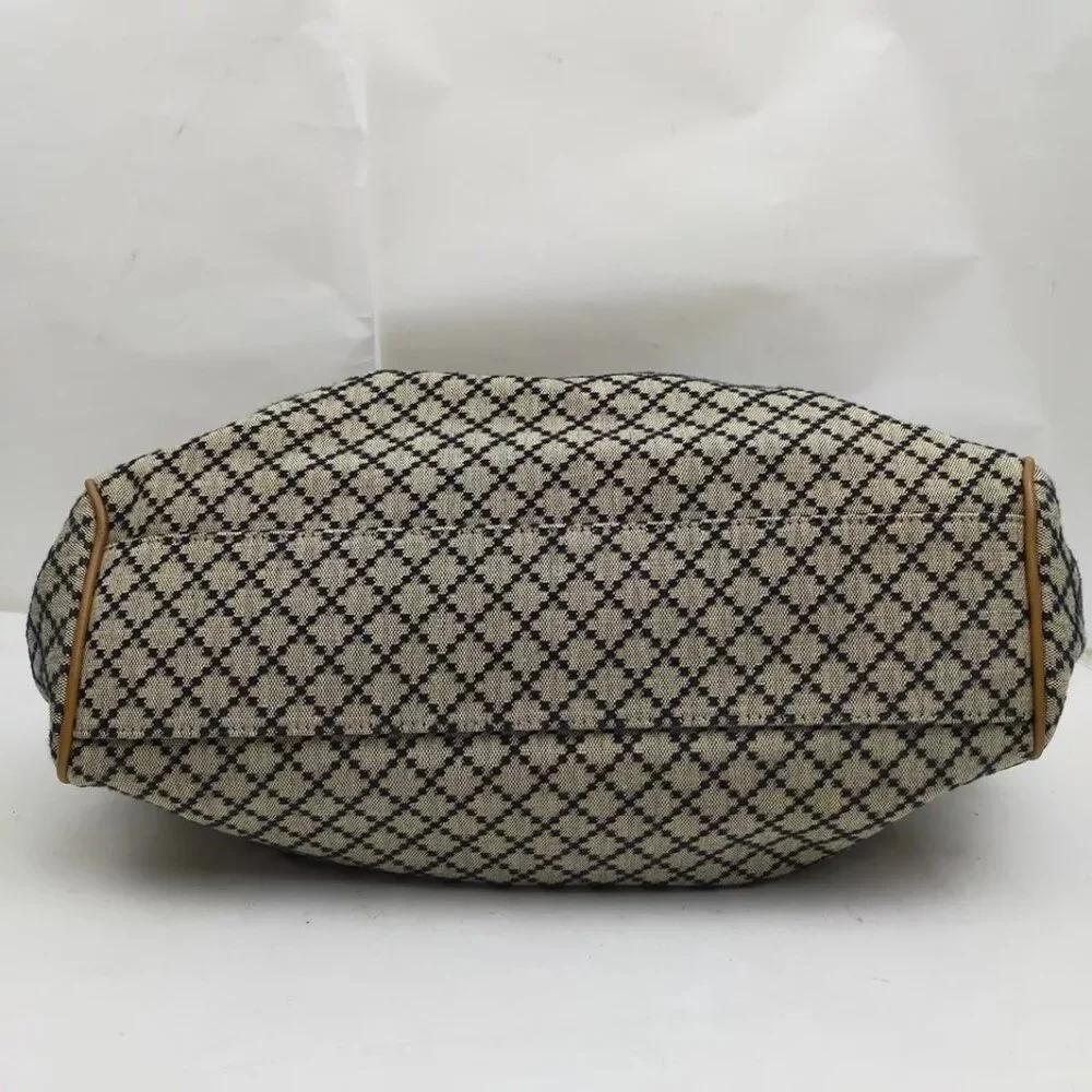 Gucci Shoulder Bag Brown Leather and Canvas 1936216